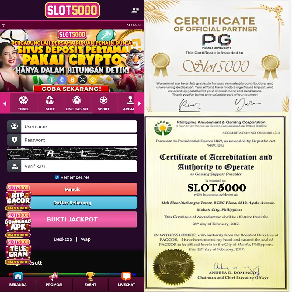 slot5000 Masuk